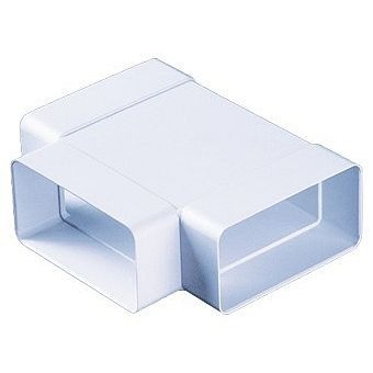 Accesorii tub rectangular - Teu tubulatura rectangulara - Blauberg - PlastiVent - 55mm x 110mm