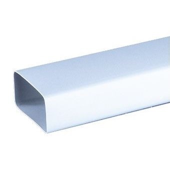 Tubulatura PVC  | Rectangulara - Tubulatura PVC Rectangulara - Blauberg - PlastiVent - 55mm x 110mm - 350mm