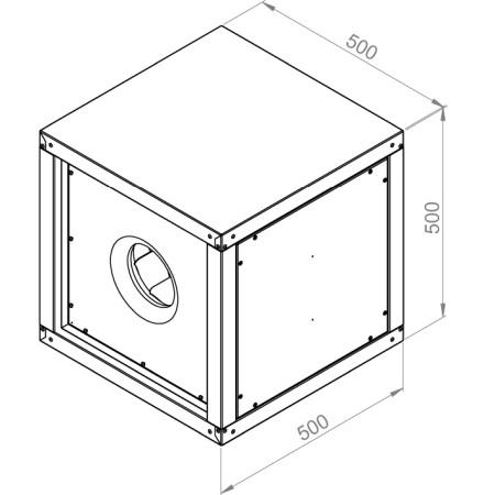 Ventilator carcasat - RUCK - MPC 225 E2 21 - 137881 - 1740 mc/h - 230V/50Hz [1]