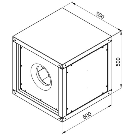 Ventilatoare MONO-aspirante carcasate - Ventilator carcasat - RUCK - MPC 250 E2 20 - 126656 - 2610 mc/h - 230V/50Hz