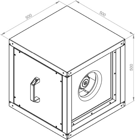 Ventilatoare MONO-aspirante carcasate - Ventilator carcasat - RUCK - MPC 250 EC 40 - 157954 - 1520 mc/h - 230V/50Hz