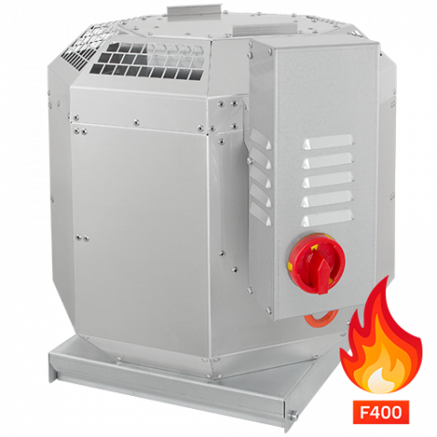 Ventilatoare de Acoperis - Ventilator de acoperis evacuare verticală desfumare  2 ore până la 400°C - RUCK - DVN 710 D6 F4 30 - 144600 -  18580 mch