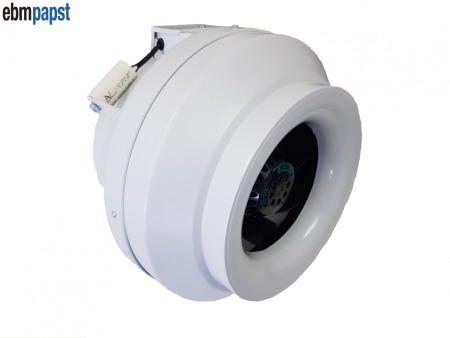 Ventilatoare In-Line CIRCULARE - Ventilator in-line circular de tubulatura - EBMPapst - VKR 100 - 400 mc/h