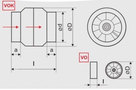 Ventilator in-line circular de tubulatura - MMotors - VO 150 Ht - 2419 - 240 mc/h [3]