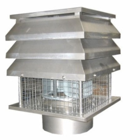VENTILATOARE - Ventilator pentru tiraj seminee - evacuare fum - rezistent la temperatura - AIRTECHNIC VULCAN FA-100 - 3200 m3h