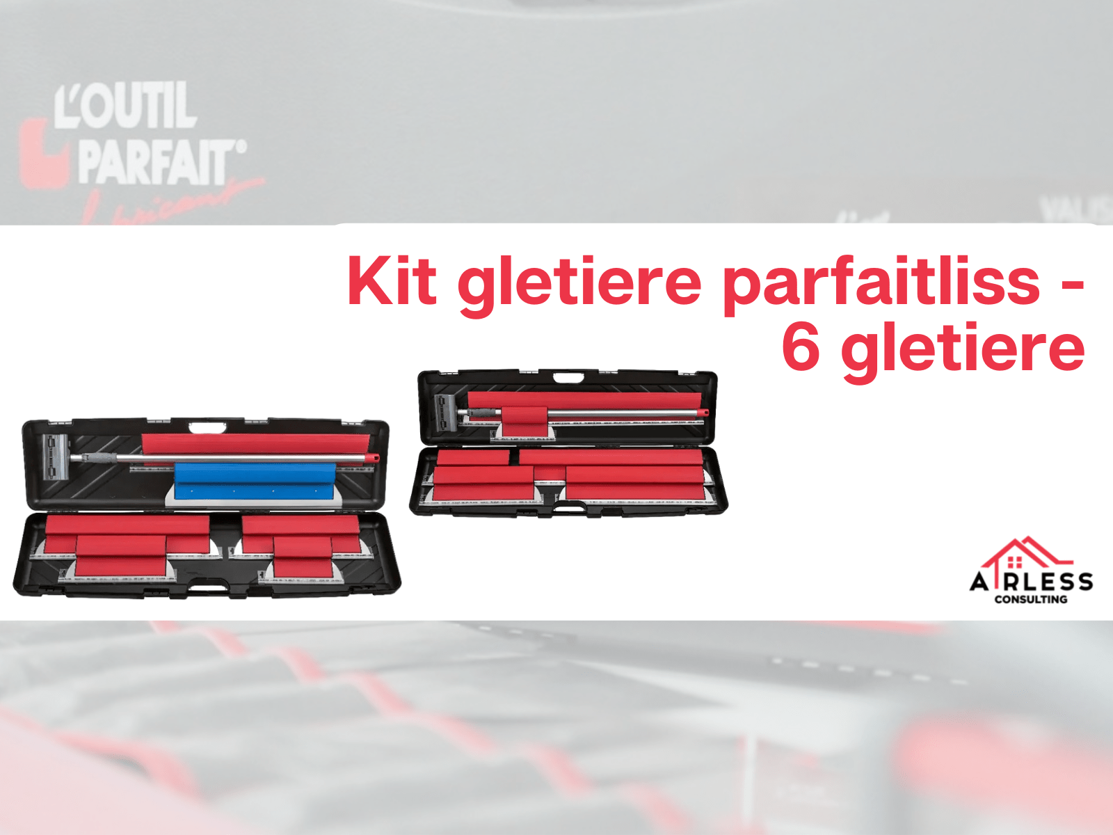 Kit gletiere Parfaitliss - 6 gletiere