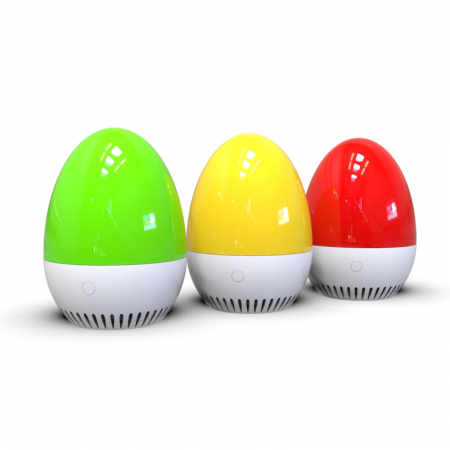 Senzori de masurare a calitatii aerului - Monitor calitate aer in forma de ou - WIFI