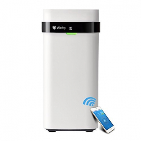 Purificatoare de aer - Purificator de aer X5, cu Ultima Tehnologie de FILTRARE ELECTROSTATICA, WIFI, 350mc/h, acopera 42 m2, Fara Consumabile, Senzor Calitate Aer, Mod Auto