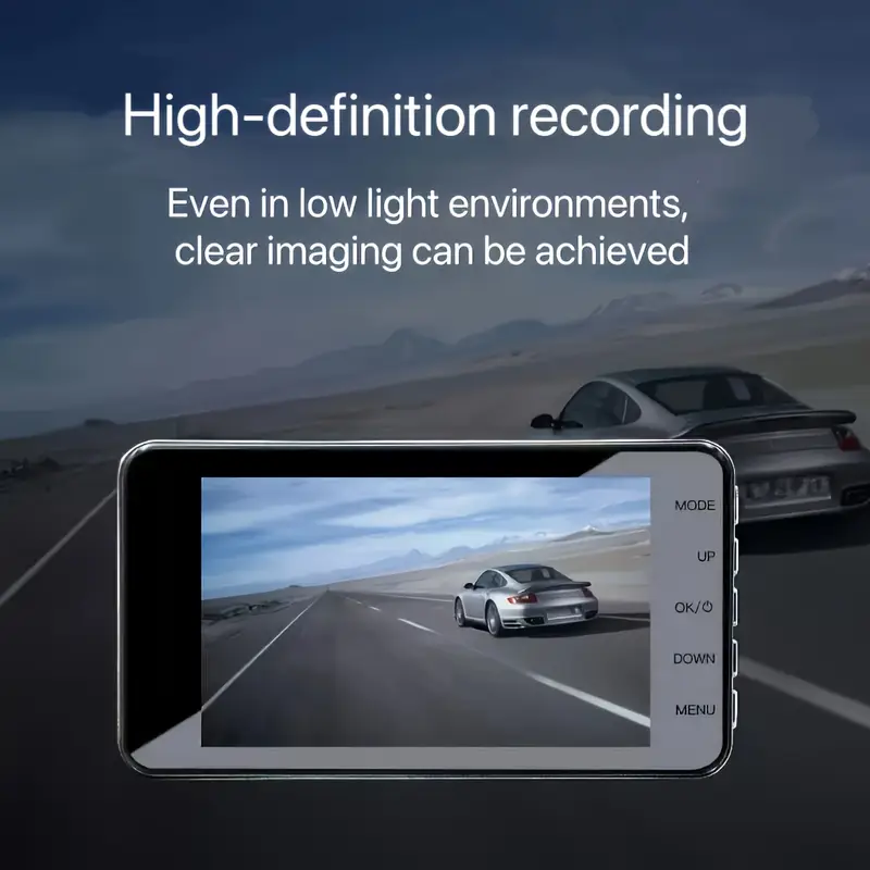 Cameră Auto DVR 1080p cu Ecran LCD, [3]