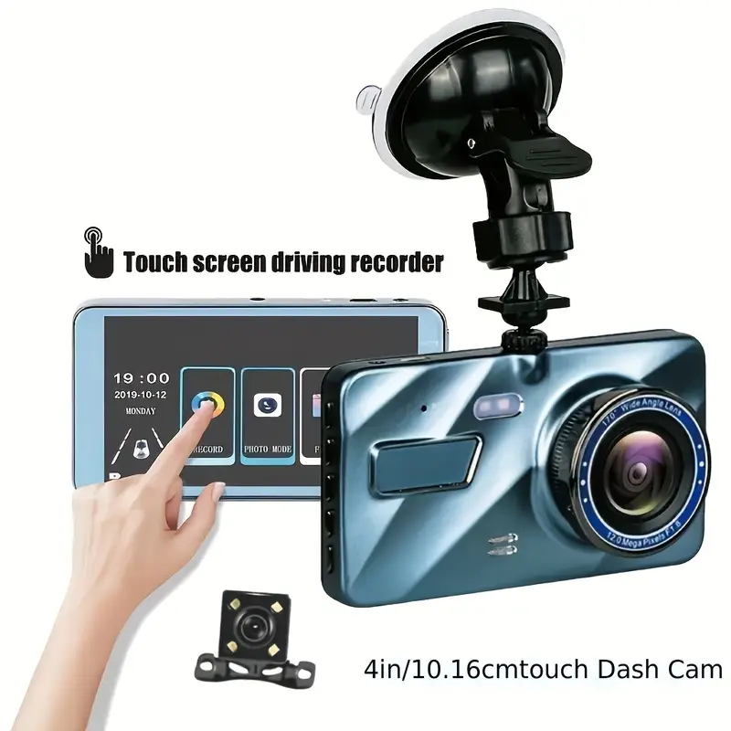 Cameră Auto DVR 1080p cu Ecran LCD, [9]