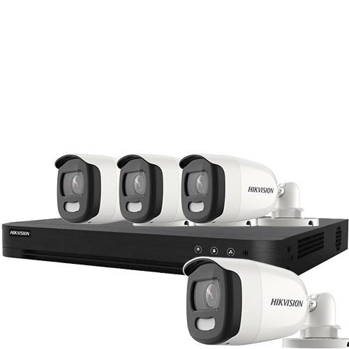 Kit 4 Camere HIKVISION 5MP pentru Exterior ColorVu AcuSense [1]