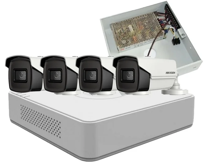 Pachet Supraveghere DVR 4 Canale și Cameră Bullet 5MP IR 60m [1]