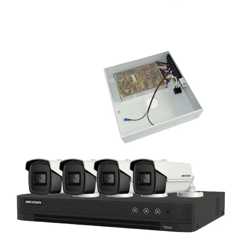 Kit HIKVISION 5MP 4 Camere - Sursa 5A Cadou [1]