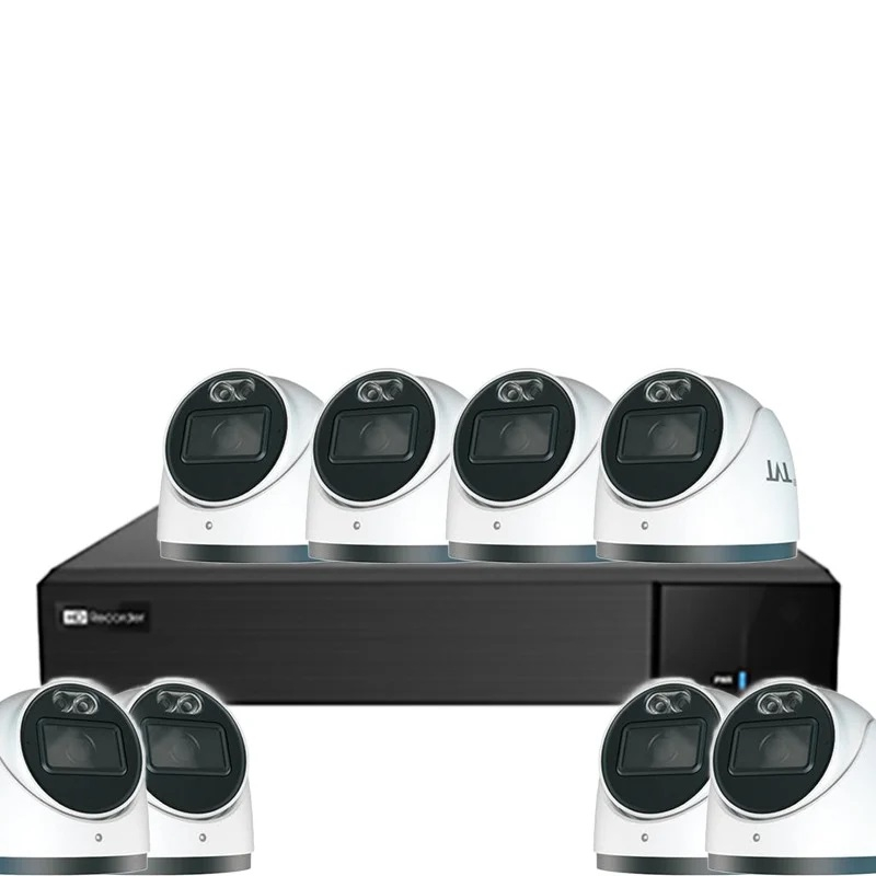 Kit TVT 8 Camere, 5MP Interior-Exterior [1]
