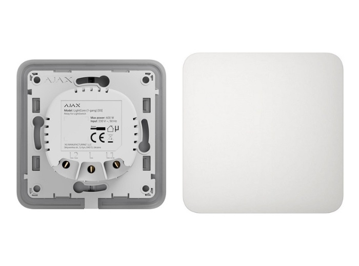 Lightcore 1-Gang + Solobutton 1-Gang/2-Way (WHT) [1]