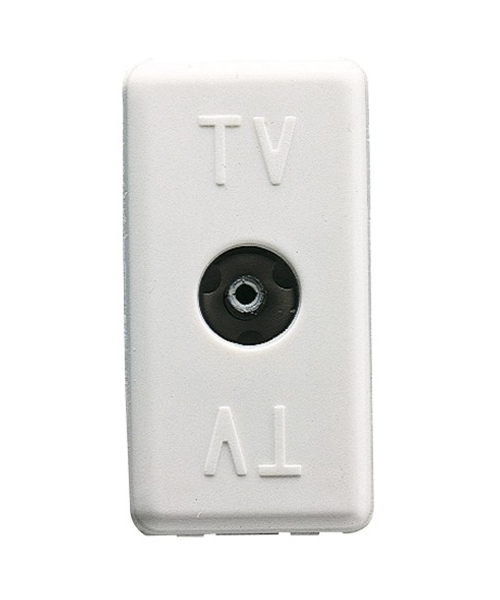Priza Modulara TV, Gewiss GW20228, Alb - 1 Modul [1]
