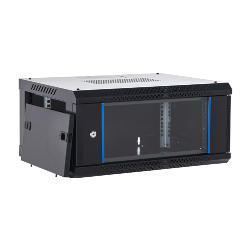 Rack perete 4U 19'' 600x450, capacitate încărcare 60 Kg, negru [4]