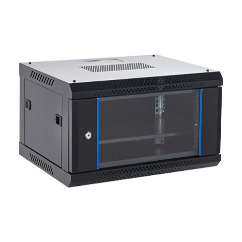 Rack perete 4U 19'' 600x450, capacitate incarcare 80 Kg, negru [1]
