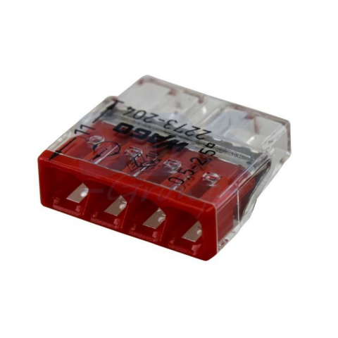 Electrice - Conector Derivatie Wago 4poli Cablu Masiv