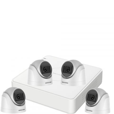 Kit Supraveghere Interior - Kit Hikvision 4 Camere 2MP Interior - HDD 1TB Cadou