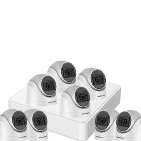Kit Supraveghere Interior - Kit Supraveghere 8 Camere Hikvision 2MP Interior - HDD 2TB Cadou