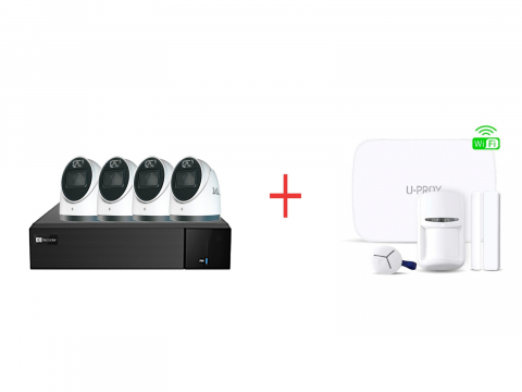 Kit-uri Promotionale - Pachet Supraveghere TVT & Alarmare U-PROX