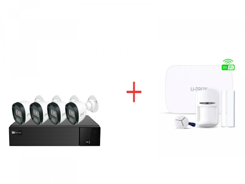 Kit-uri Promotionale - Pachet Supraveghere TVT & Alarmare U-PROX