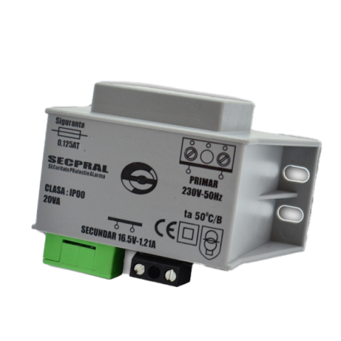 Sisteme de Antiefractie - Transformator Capsulat 20/16V Cu Sir De Cleme