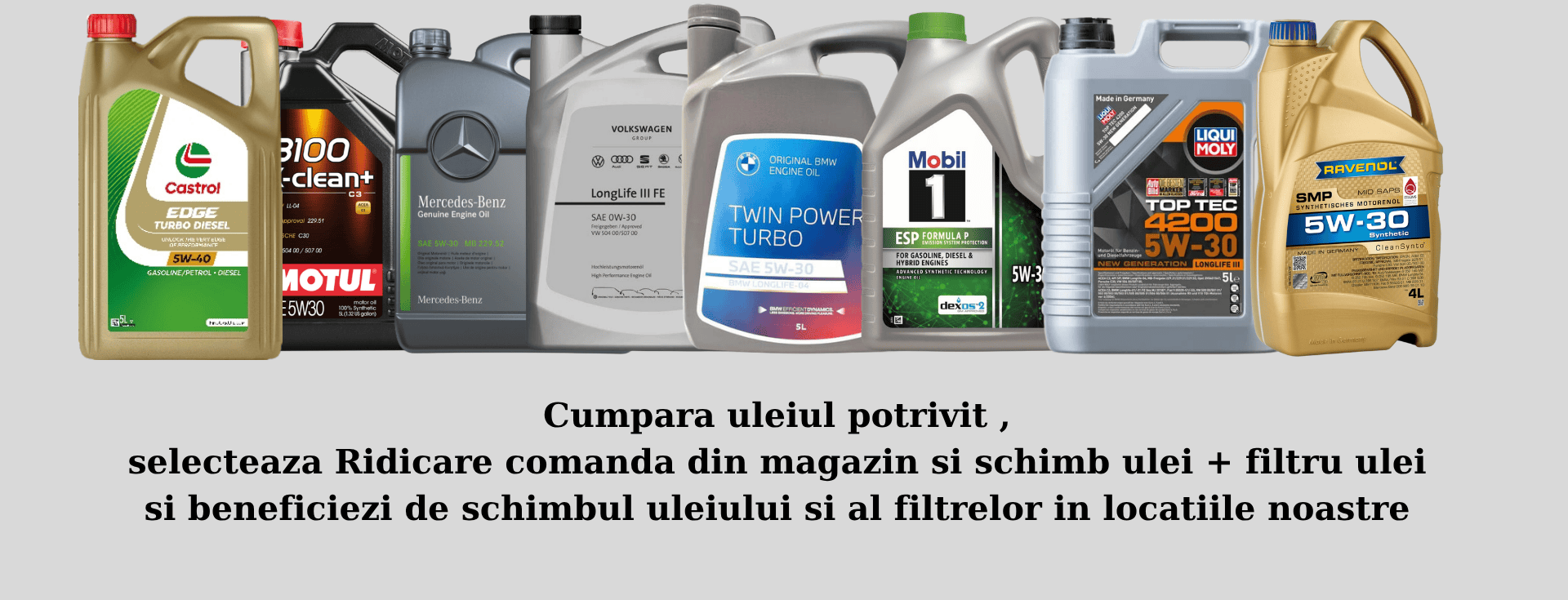 banner Uleiul potrivit