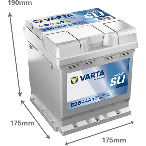 ACUMULATOR VARTA AUTOMOTIVESLI 12V 44AH 420A B36 175X175X190 + DR [2]