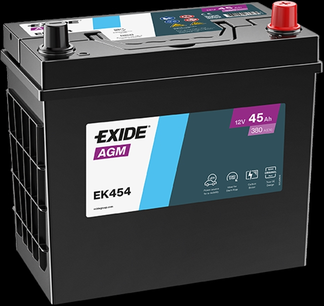 BATERIE EXIDE AGM 45AH 380A 237X127X227 + DR [3]