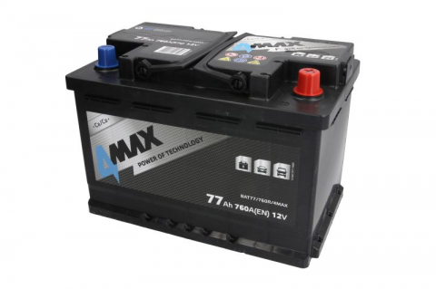 Baterii auto - Acumulator 4MAX 12V 77Ah/760A (R+ borna standard) 278x175x190