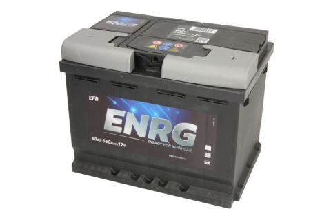 Baterii auto - Acumulator ENRG 12V 60Ah/560A START&STOP EFB (DR+ borna standard) 242x175x190