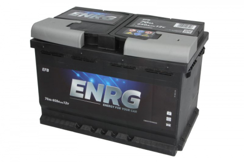 Baterii auto - Acumulator ENRG 12V 70Ah/650A START&STOP EFB (R+ borna standard) 278x175x190