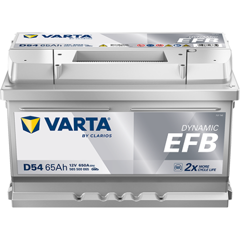 Baterii auto - ACUMULATOR VARTA AUTOMOTIVEEFB 12V 65AH 650A D54 278X175X175 + DR