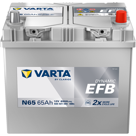 Baterii auto - ACUMULATOR VARTA AUTOMOTIVEEFB 12V 65AH 650A N65 232X173X225 + DR