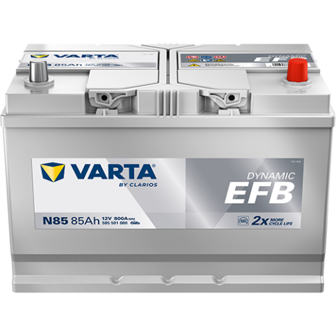 Baterii auto - ACUMULATOR VARTA AUTOMOTIVEEFB 12V 85AH 800A N85 306X173X218.5 + DR