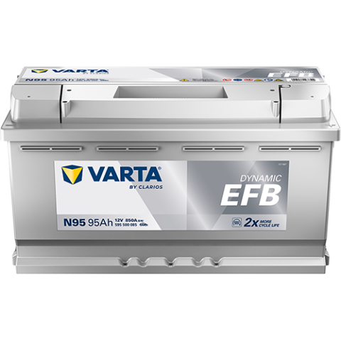 Baterii auto - ACUMULATOR VARTA AUTOMOTIVEEFB 12V 95AH 850A N95 352X175X190 + DR