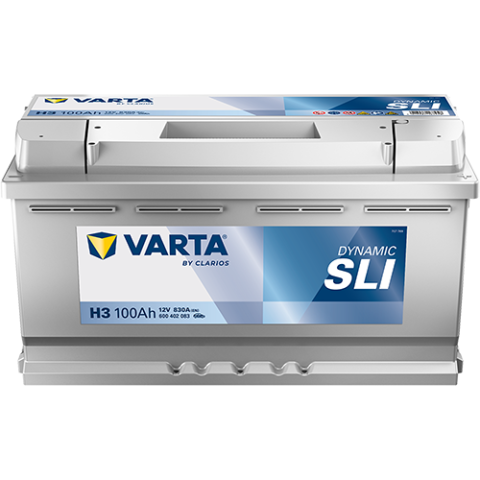 Baterii auto - ACUMULATOR VARTA AUTOMOTIVESLI 12V 100AH 830A H3 353X175X190 + DR
