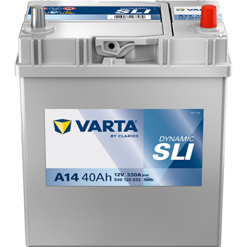 Baterii auto - ACUMULATOR VARTA AUTOMOTIVESLI 12V 40AH 330A A14 187X127X227 + DR