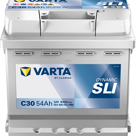 Baterii auto - ACUMULATOR VARTA AUTOMOTIVESLI 12V 54AH 530A C30 207X175X190 + DR