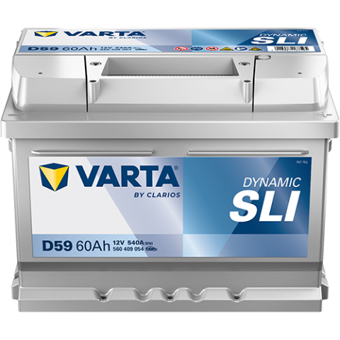 Baterii auto - ACUMULATOR VARTA AUTOMOTIVESLI 12V 60AH 540A D59 242X175X175 + DR