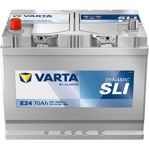 Baterii auto - ACUMULATOR VARTA AUTOMOTIVESLI 12V 70AH 630A E24 261X175X220 + STG