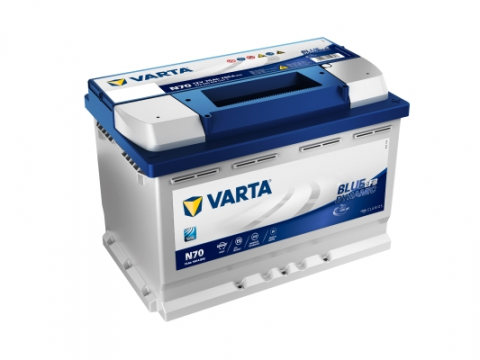 Baterii auto - VARTA BLUE DYNAMIC EFB 12V 70AH 760A N70 277X175X190 +DR