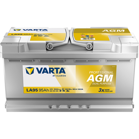 Baterii auto - ACUMULATOR VARTA VARTA PROFESSIONAL AGM 12V 95AH