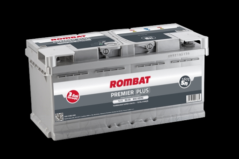 ROMBAT PREMIER PLUS 90AH 850AH 175X175X353 + DR [1]