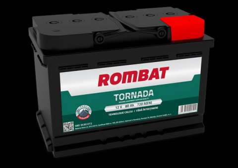 Baterii auto - ROMBAT TORNADA 80AH 720A 278X175X190 +DR