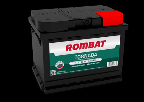 Baterii auto - ROMBAT TORNADA 60AH 540A 242X175X190 +DR