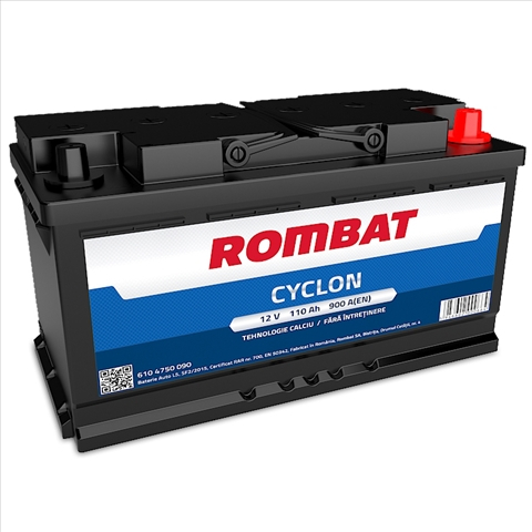 ROMBAT CYCLON 110AH 900A 353X175X190 +DR [1]