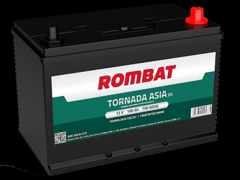 ROMBAT TORNADA ASIA 100AH 750A 305X179X222 +DR [1]